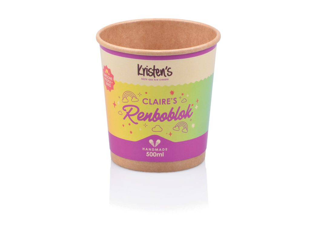 Kristen claire renboblok ice cream tub