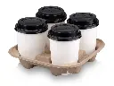 4 Cup Paper Pulp Tray with Cups.webp
