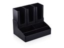Black Plastic Cup, Lid & Condiment Orgnaniser Kit 6 Comp BAR-CUPLDORG6.jpg
