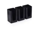Black Plastic Cup,Lid & Condi Organiser Inserts - 3 Compart BAR-CUPLDINS3.webp