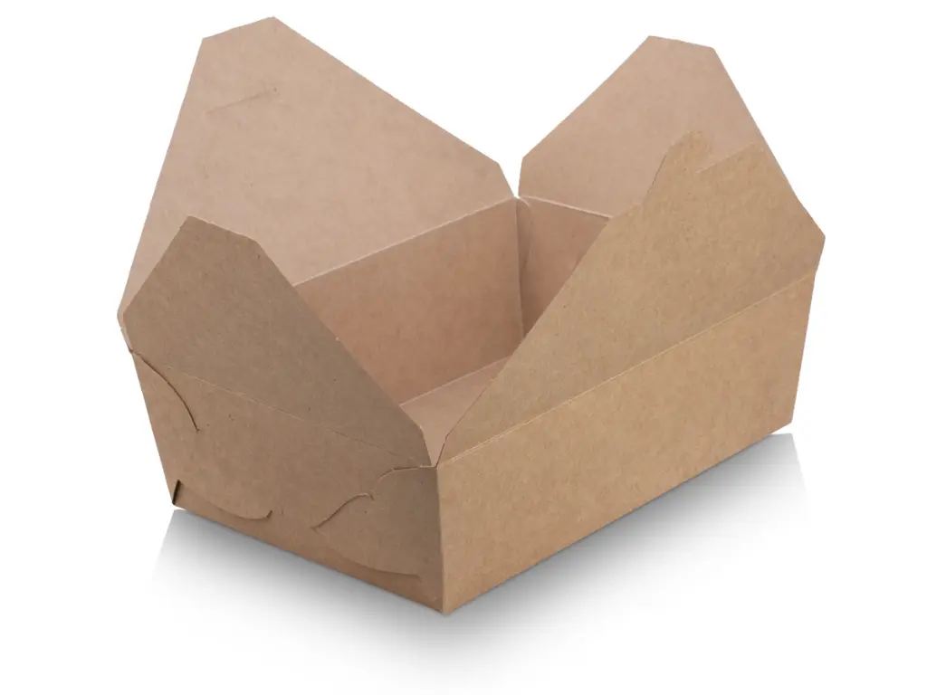 Bio Flat Pack Lunch Box #F3 - Open view.webp