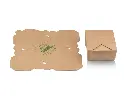 Bio Flat Pack Lunch Box #F8 - Flat and Closed view.webp