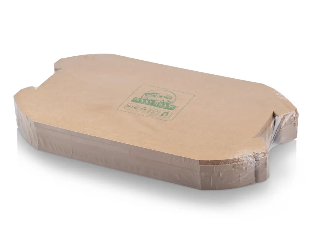 Bio Flat Pack Food Tray #T6 - Pk view.webp