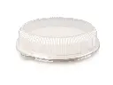 Dome Ribbed PET Lid with Plate.webp