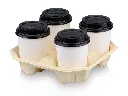 4 Cup Bamboo Pulp Carry Tray with Cups.webp
