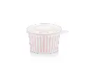 120 ml Pink Stripe Vintage Ice Cream Tub with Flat Lid.webp