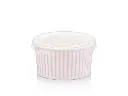 180 ml Pink Stripe Vintage Ice Cream Tub with Flat Lid.webp