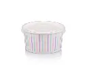 180 ml Multicolour Stripe Vintage Ice Cream with Flat Lid.webp