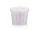 350ml Multicolour Stripe Vintage Ice Cream & PP Flat Lid ICEV-STmc12.webp