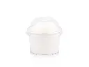 120 ml White Stripe Vintage Ice Cream Tub with Dome Lid.webp