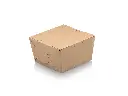 Bio Flat Pack Burger Box - Closed view.webp