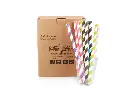 10mm Assorted Colours Straw Paper Striped UnWrapped STRP-STR2508.webp