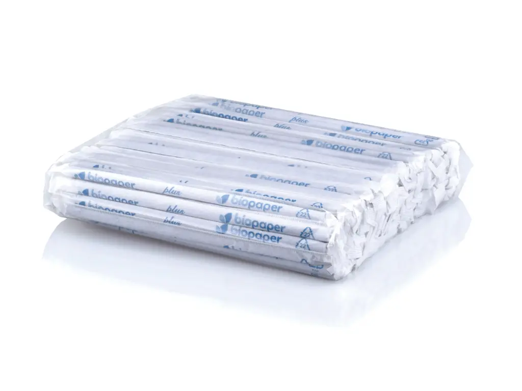 7mm Plain Black Wrapped Paper Straws - Pkt STRP-PLNBL7W.webp