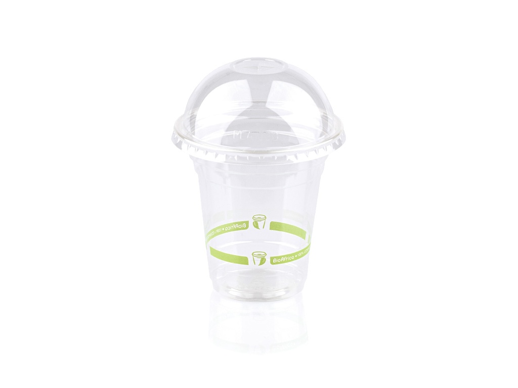 350ml BioSmoothie Branded & Dome Lid AJ BIO-SMOA12ZB.webp