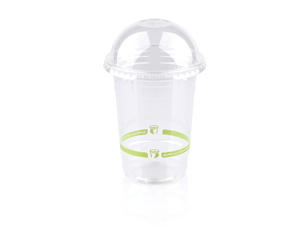 500ml BioSmoothie Branded & Dome Lid AJ BIO-SMOA16ZB.webp