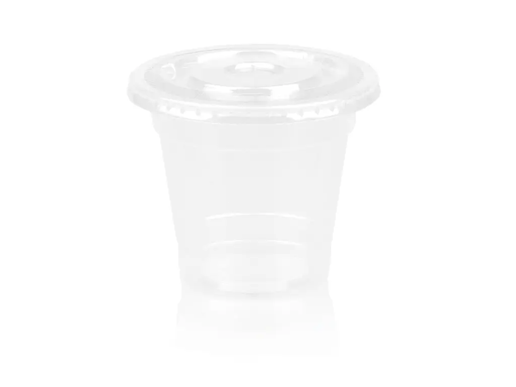 250ml PP Clear Cup with Flat lid SMOC-PP250.webp
