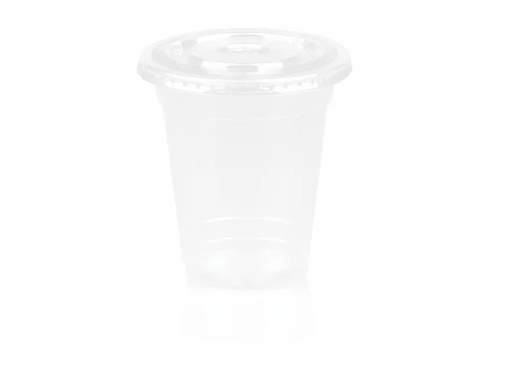 350ml Clear Cup PP With Flat Lid SMOC-PP350.webp