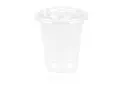 350ml Clear Cup PP With Flat Lid SMOC-PP350.webp