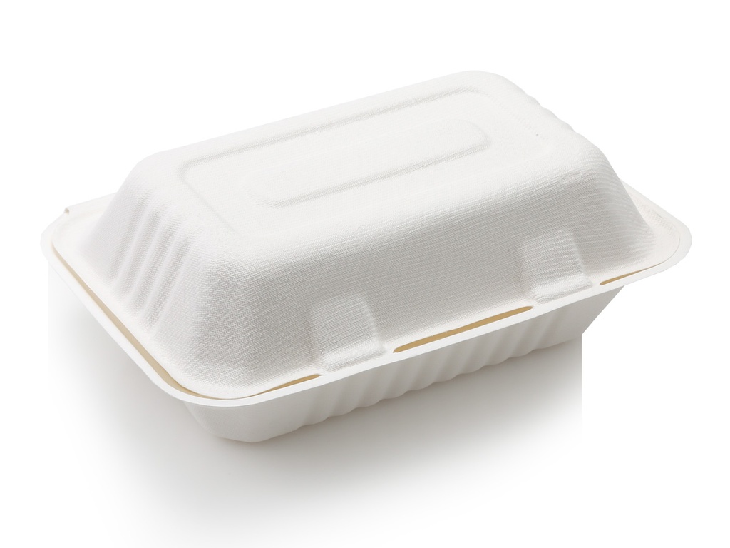 1L - 1 Compartment Lunch Box | Sugarcane | Rectangle | 50's