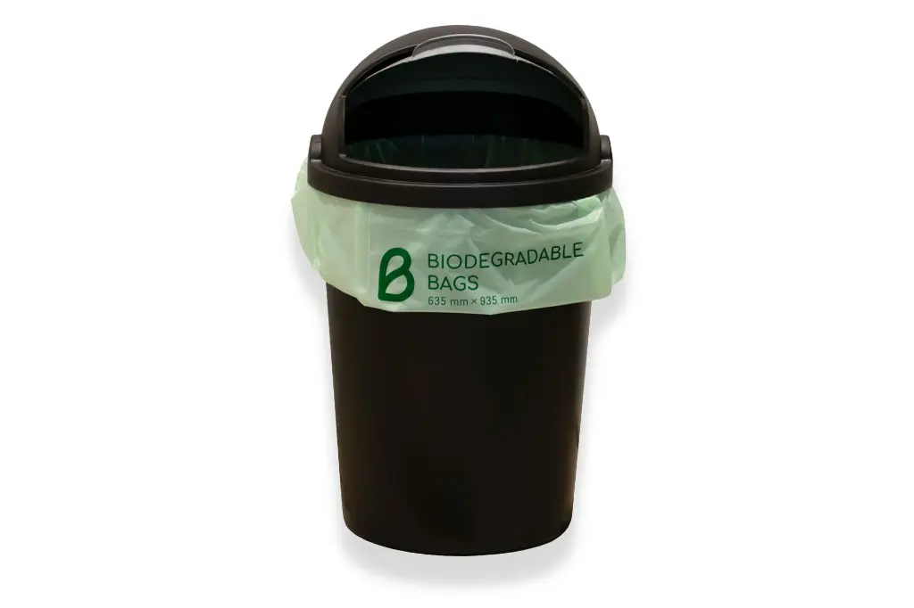85L Biodegradable Bin Bag - Inside Bin.webp