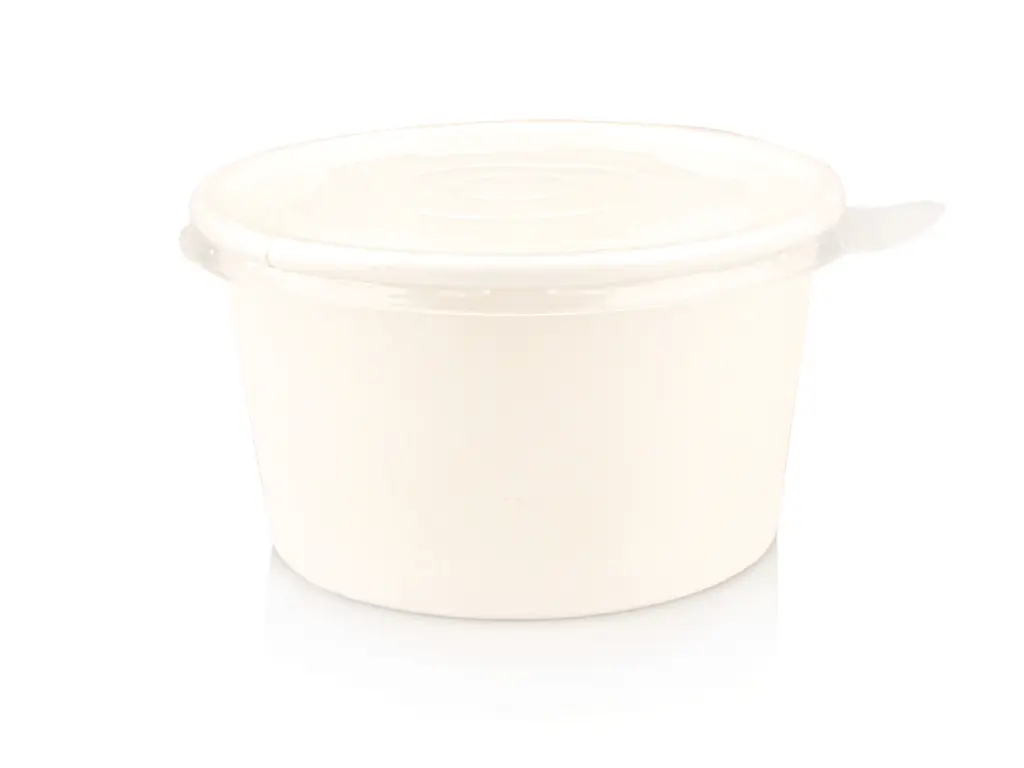 350ml Tall PAP White NoodleSoup Tub with lid on Nood-Tub350.webp