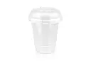350 ml PP Smoothie Cup with Solid Dome Lid.webp