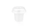 200 ml Clear PP Smoothie Cup (Z Range) with Solid Dome Lid.webp