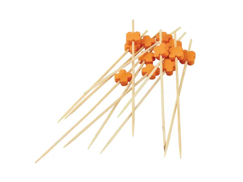 12cm Bamboo Pick - Decorative | 100's