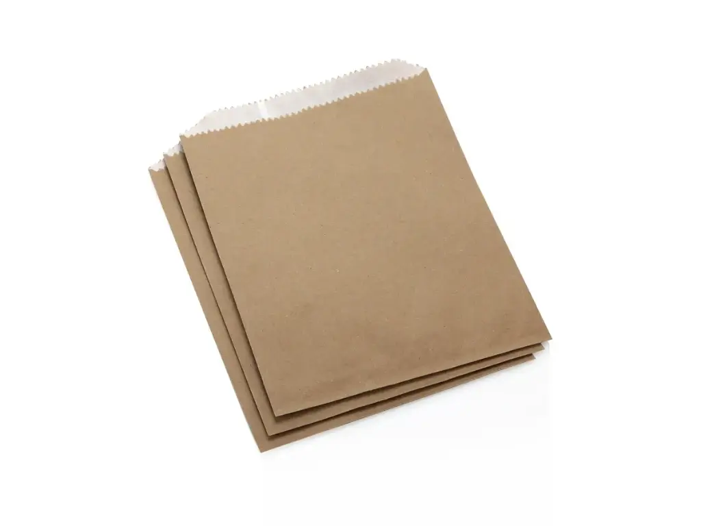 Greaseproof - Duplex Kraft Bag | Lined | 17cm x 21cm | DUP2 | 500's