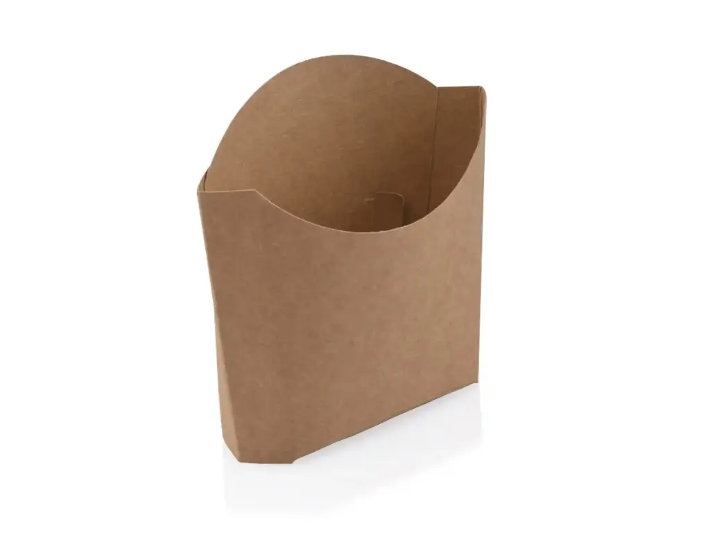 Flat Packed Fries Box - 5.5oz | Kraft Paper | 100's - CCP