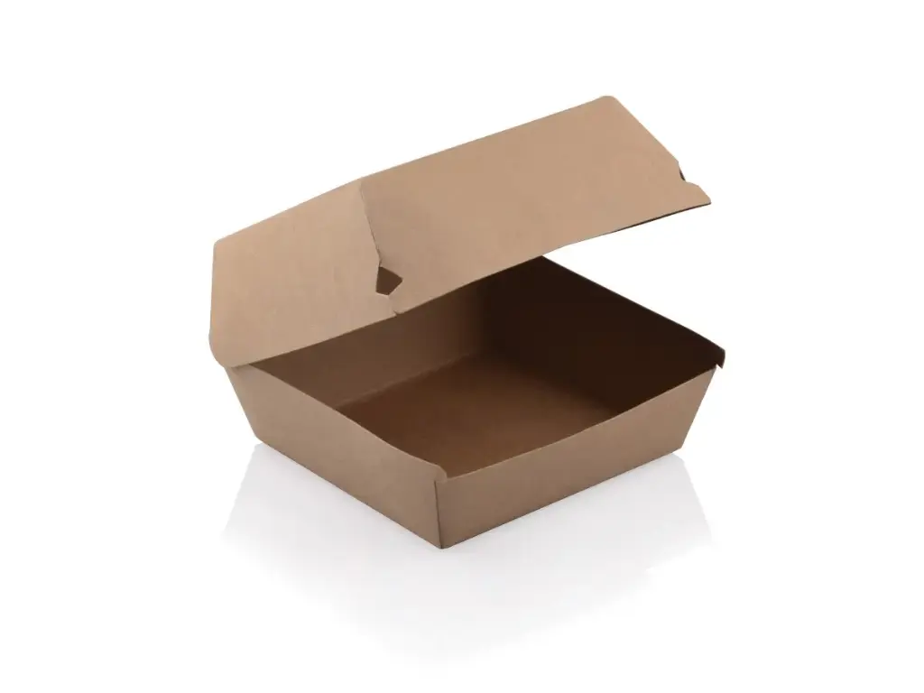 Paper Burger Box - 105mm | LDPE | 50's - CCP