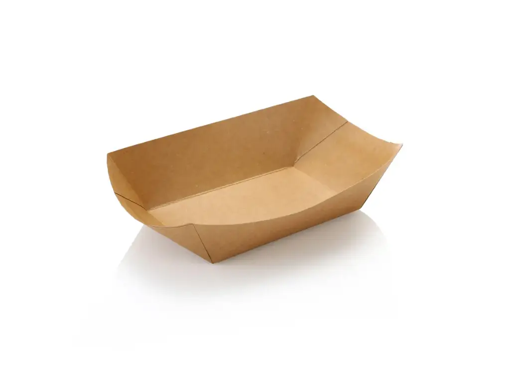 Paper Food Trays - #5 (680ml) | LDPE - CCP