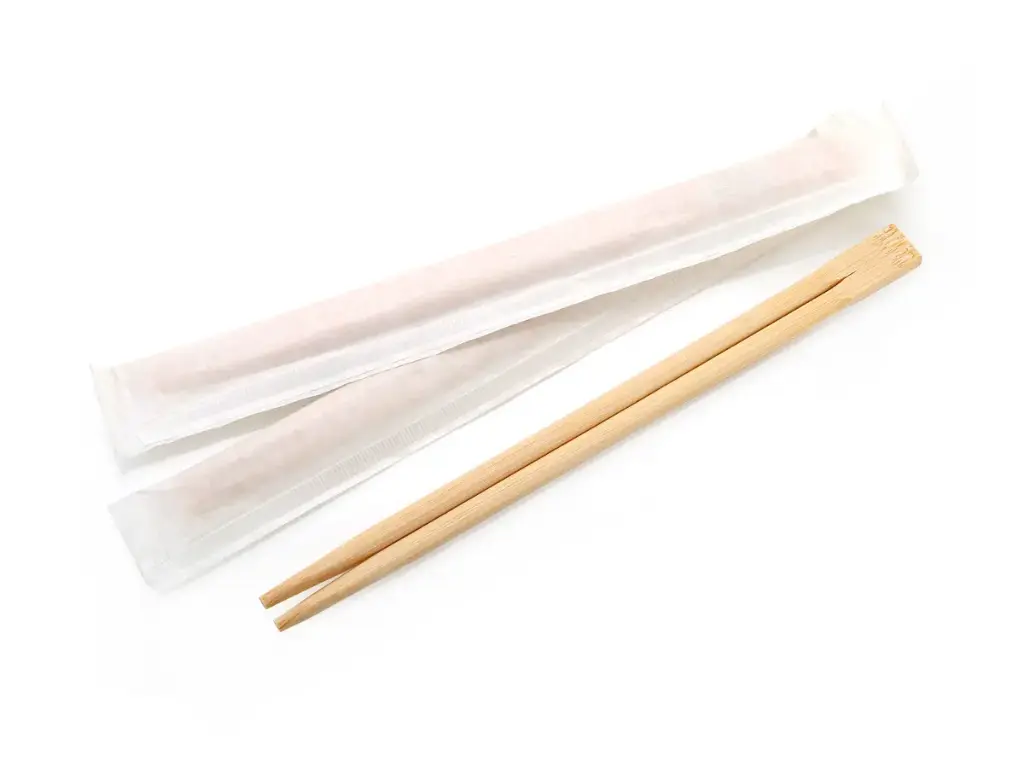 Chopsticks - Fused | Plain White Full Wrapping | 21cm | 100's