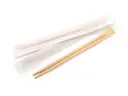 Chopsticks - Fused | Plain White Full Wrapping | 21cm | 100's