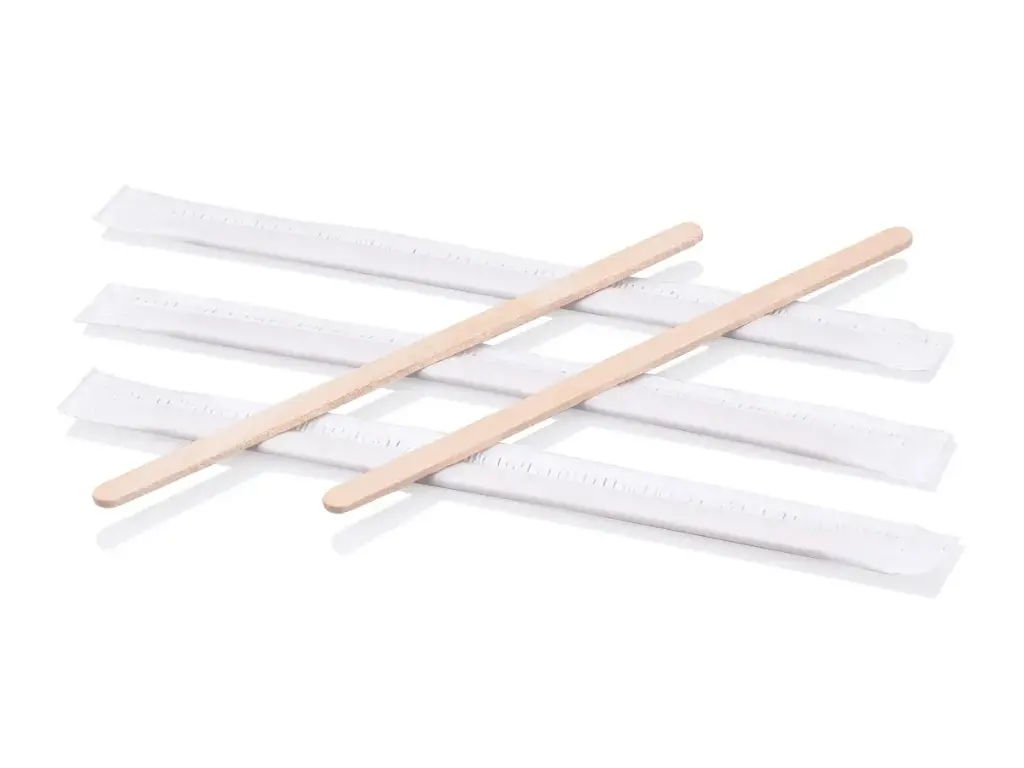 14cm Birchwood Stirrer | Wrapped | 1000's