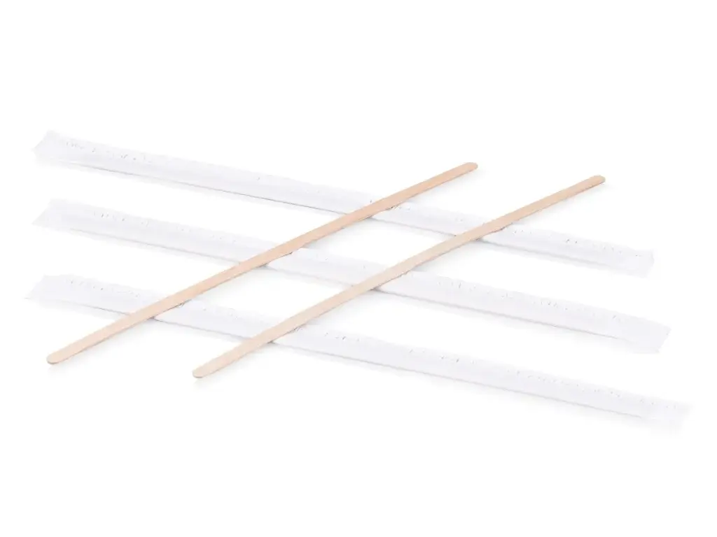 19cm Birchwood Stirrer | Wrapped | 1000's