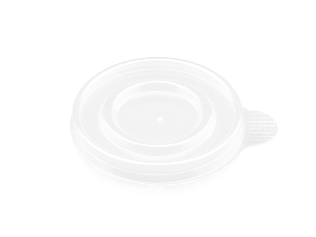 Plastic Flat Lid - fits 4oz (120ml) Vintage Ice Cream Tubs | 75mm | 50's