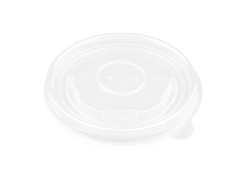 Plastic Flat Lid - fits 5oz (150ml) Vintage Ice Cream Tubs | 86mm | 50's