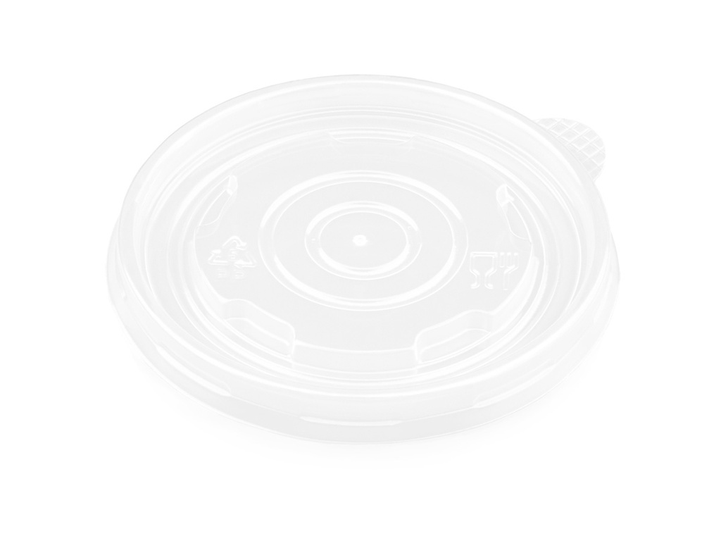 Plastic Flat Lid - fits 6oz & 8oz (180ml & 250ml) Vintage Ice Cream Tubs | 94mm | 50's