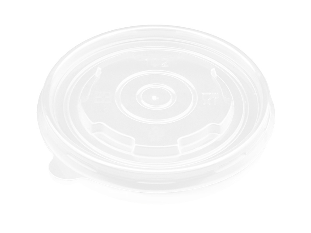 Plastic Flat Lid - fits 12oz (350ml) Vintage Ice Cream Tubs | 100mm | 50's
