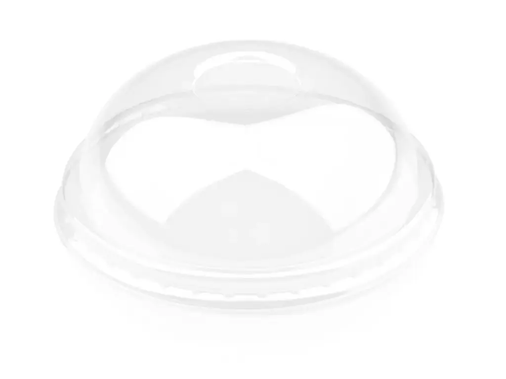 12oz (350ml) Plastic Dome Lid - fits 12oz (350ml) Vintage Ice Cream Tubs | 100mm | 50's