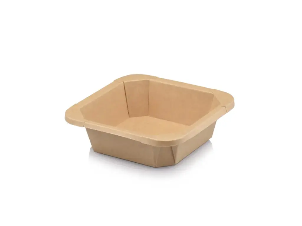 Square Paper Punch Bowl - 300ml | Single Lining | 50’s  