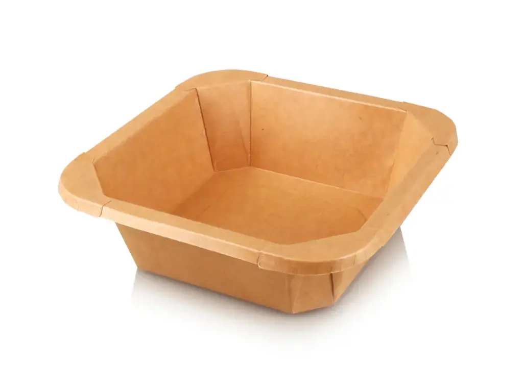 Square Paper Punch Bowl - 500ml | Single Lining | 50’s 