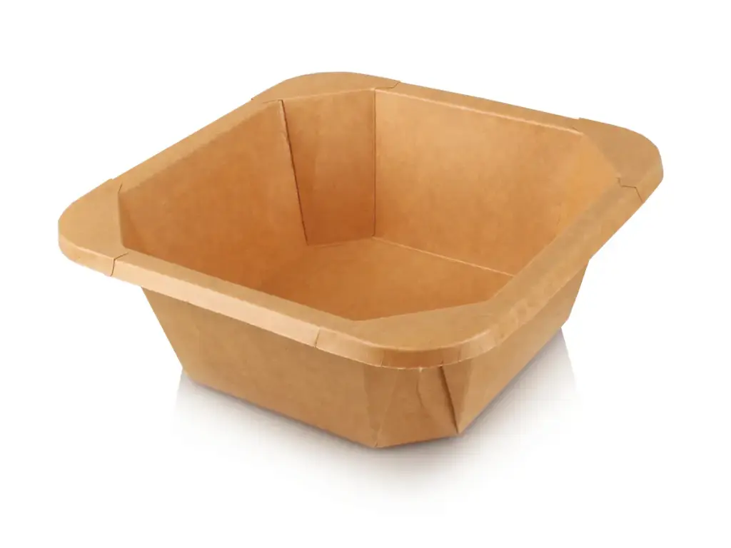 Square Paper Punch Bowl - 750ml | Single Lining | 50’s  