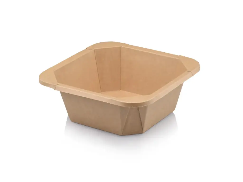 Square Paper Punch Bowl - 750ml | Single Lining | 50’s  