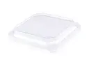 Square PET Lid – fits Paper Punch Bowl | 1000ml (178mm) | 50’s 