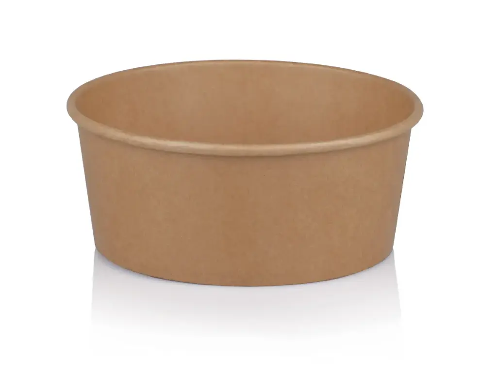 Round Paper Salad Bowl - 40oz (1182ml) | Double Lining | FSC | 60’s - XJ