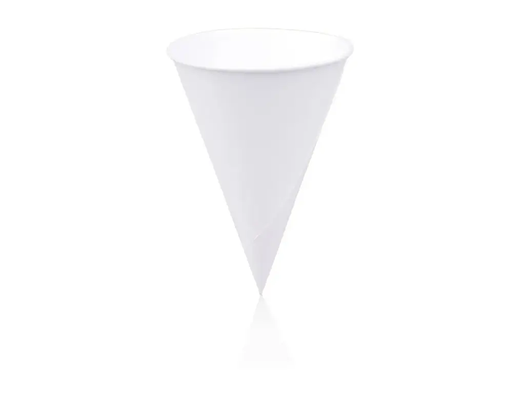 120ml Vending Single Wall Paper CONE Cup | LDPE | 200's