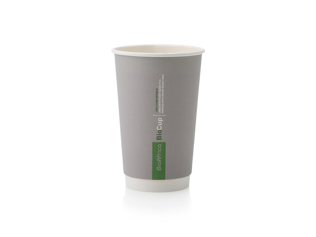 500ml Double Wall Paper BioCup™ | PLA | FSC | 25's 