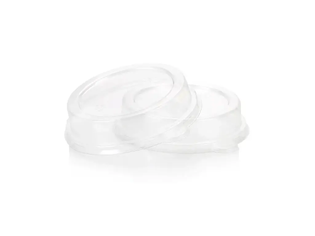 Top Hat Round PET Lid - fits Round Top Hat Bowl | 350ml | Clear | 50's 